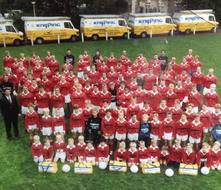 Moderne gevelrenovatie met duurzame Knipping kozijnen toegepast.