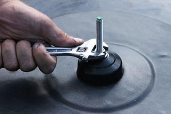 Ankerpunt voor installatie bij woningbouw renovatieproject Knipping