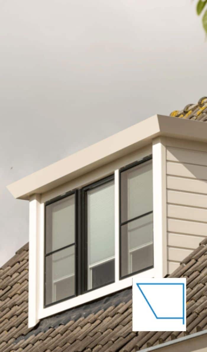 Moderne witte kunststof deuren met glazen panelen van Knipping