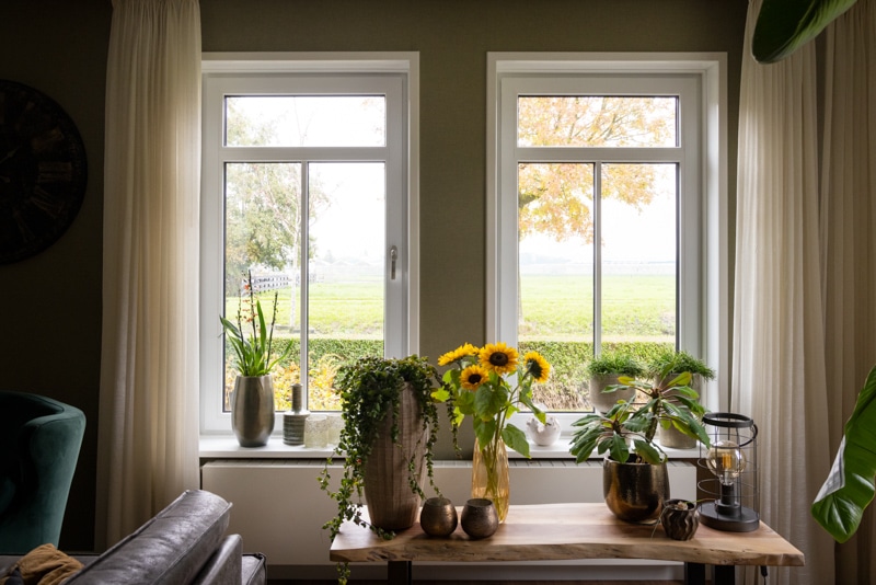 witte kozijnen binnenzijde