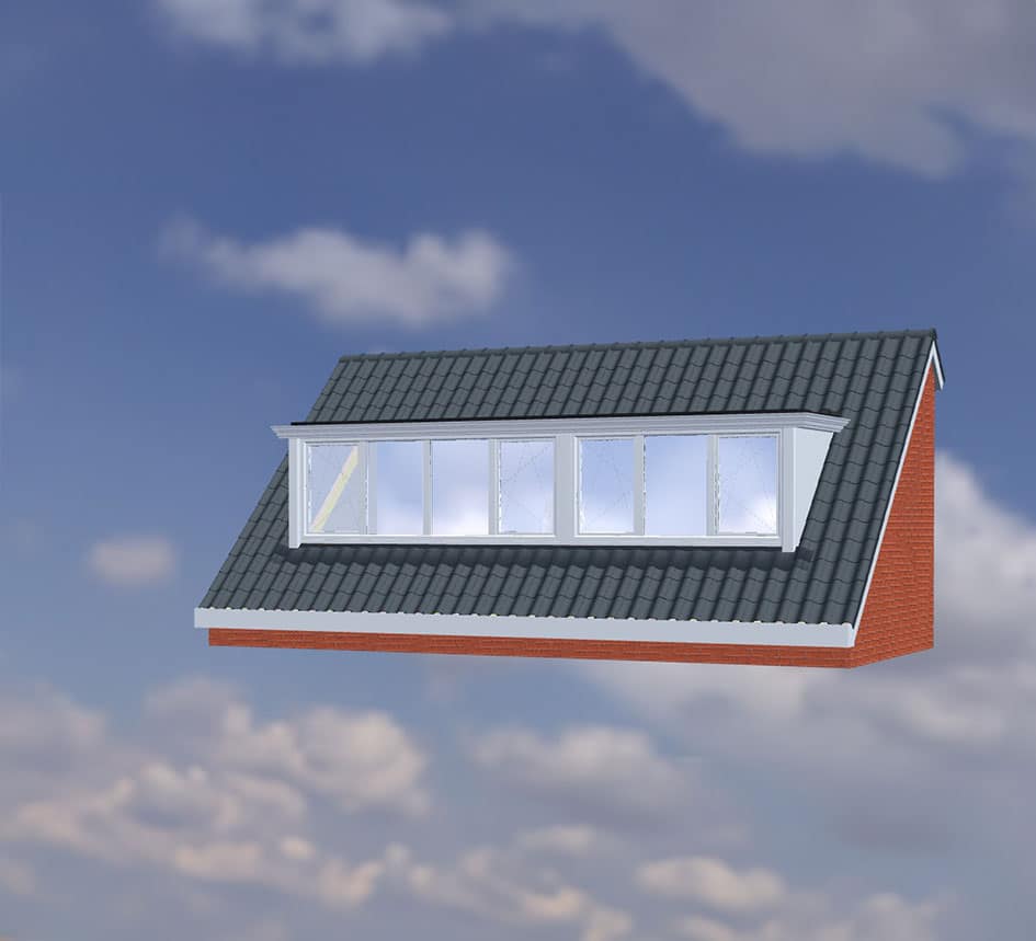 Kunststof dakkapel – 7 meter